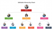Customizable Hierarchy Chart PowerPoint And Google Slides