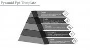Our Predesigned Pyramid PPT Template Design-Five Node