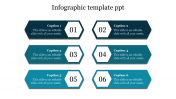 Hexagon Infographic PPT Template and Google slides