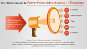 PowerPoint Advertisement Template - Megaphone Diagram