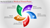  Infographic Medical PowerPoint - Circular Model