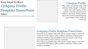 Get classy Company Profile Template PowerPoint Slides