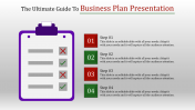 Business plan presentation PowerPoint template	