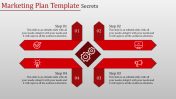 Infographic Marketing Plan Template Presentation Slide