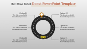 Route Model Donut PowerPoint Template Presentation Slide