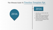 Amazing Timeline Template PPT Design With One Node