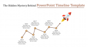 PowerPoint Timeline Template Rocket Model Presentation