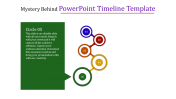 PowerPoint Timeline Template Of Mystery Presentation