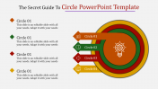 Leave the Best Circle PowerPoint Template Slide Themes