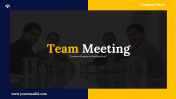 Team Meeting Presentation And Google Slides Templates