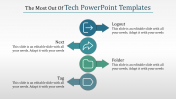 Tech PowerPoint Templates Presentation-Four Node