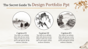 Use Design Portfolio PPT Template PowerPoint Presentation
