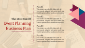 Event Planning Business Plan PPT and Google Slides Themes 