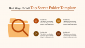 Get Top Secret Folder Template Designs With Four Node