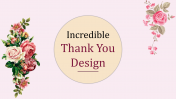 Incredible Thank You Design For PowerPoint Template