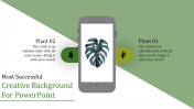 Creative Background For PowerPoint With Phone Designs	