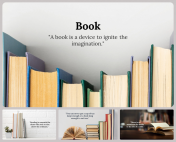 Book Background For PowerPoint and Google Slides Themes