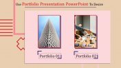Impressive Portfolio Presentation PowerPoint Template