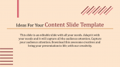 Grab Portfolio content slide template For Presentation
