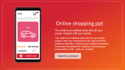 Amazing Online Shopping PPT Download Slide Template