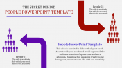 People PowerPoint Template with Arrow Presentation