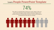 Linear People PowerPoint Template For Presentation Slide