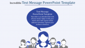 Text Message PowerPoint Template With Images Presentation