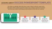  success powerpoint template with phone model