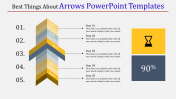 Vertical Arrows PowerPoint Template and Google Slides Themes