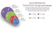 powerpoint design - four circles