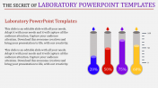 Laboratory PowerPoint Tube PPT Template - Four Nodes