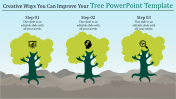 Creative Tree PowerPoint Template For Presentation