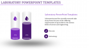 Best Laboratory PowerPoint Templates In Purple Color