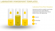Attractive Laboratory PowerPoint Templates In Yellow Color