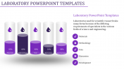 Awesome Laboratory PowerPoint Templates In Purple Color