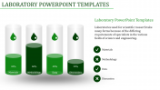 Amazing Laboratory PowerPoint Templates In Green Color