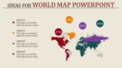 Creative World Map PowerPoint Template Presentation