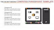 Simple Computer PowerPoint Template Presentation Design