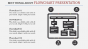 Attractive Flowchart Presentation Template With Four Node