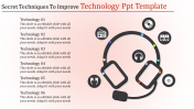Customized Technology PPT Template Design With Six Node
