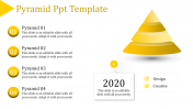 Imaginative Pyramid PPT Template With Four Nodes Slides