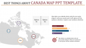 Canada Map PPT Template and Google Slides