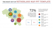 Multinoded Netherland Map PowerPoint Template Designs