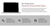 Effective  business PowerPoint ideas with technology icons