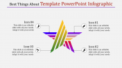 Awesome Star Template PowerPoint Infographic Slide