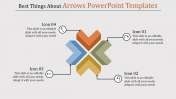Best Arrows PowerPoint Templates Slide Designs-Four Node