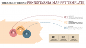 Download Pennsylvania Map PPT Template For Business