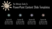 PowerPoint Content Slide Templates With Dark Background