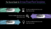 Stunning Arrows PowerPoint Templates With Dark Background