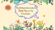 Thank You For PPT Presentation With Abstract Background
